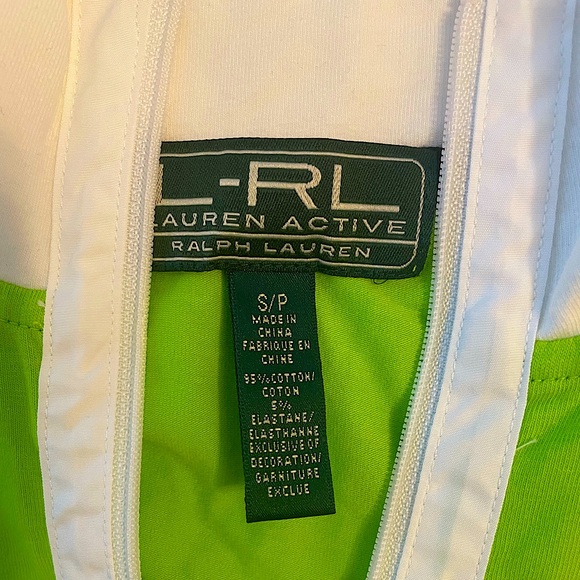 Ralph Lauren Active 1/4 Zip Womens Blue Green Vest - Size S/P - Picture 3 of 3